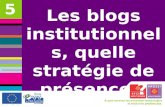 4emes Rencontres Nationales du etourisme institutionnel - Atelier 5 Blogs intitutionnels - Pierre Croizet