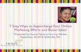 7 Easy Ways to Supercharge Your Online Marketing Efforts and Boost Sales