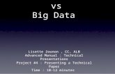 Data warehouse Vs Big Data