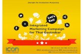 Sample integrated marketing packages (F&B Industry)