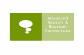 Advanced Search & Boolean Connectors