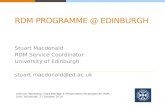RDM Programme@Edinburgh