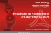 Preparing For The Next Generation Of Supply Chain Solutions