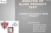 Market Research Blind Product Test