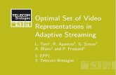 Optimal Set of Video Representations in Adaptive Streaming