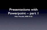 Presentations With Powerpoint