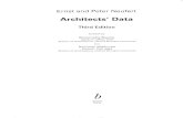 Neufert ernst and peter  architects data 3rd ed 2000
