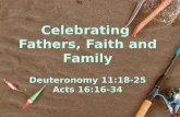 Celebrating Fathers, faith and family