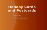 Holiday  Cards And  Postcards