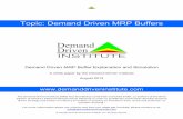 Demand driven mrp buffers