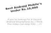 top android mobile’s under rs