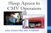 Sleep Apnea in CMV Operators