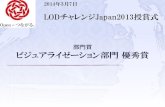 LODチャレンジ Japan 2013 ビジュアライゼーション部門 優秀賞