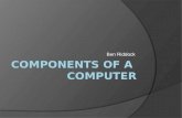 Components of a  computer ben riddock