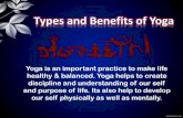 Types & Benefits of yoga