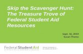 NCAN 2014 - Federal Student Aid Resources