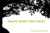 Value what-you-have