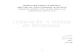 Historia de la musica en venezuela