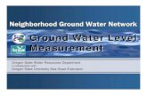 Groundwater Level Measurment Overview