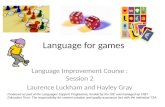 Session 2 game language