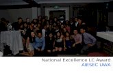 National excellence lc award aiesec uwa
