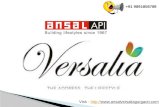 Ansal versalia - Sector 67 A gurgaon - CALL NOW! +91 9891856789