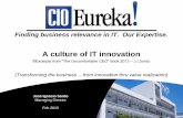 CIO eureka!  A culture of it innovation