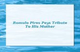 Romulo Pires Pays Tribute To His Mother