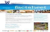 Wessanen Factsheet july 2012