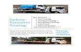 Sydney Executive Towing- Towing Sydney- Accident and Breakdown Towing - Towing Services