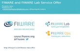 FIWARE and FIWARE Lab service offer