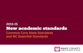 New Academic Standards - WCPSS