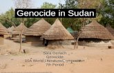 Genocide in sudan sara g