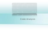 Code Analysis-run time error prediction