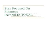 Intro to Stay Focused On Finances