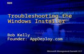 Troubleshooting the Windows Installer