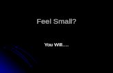 Feel Small?