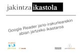 Google Reader euskaraz