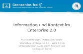Information und Kontext im Enterprise 2.0