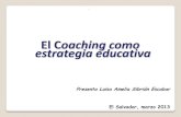 El coaching como estrategia educativa