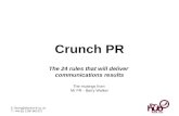 Crunch PR - 24 rules to achieving marketing communications success