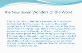 New Seven wonders of the world