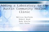 Adding A Laboratory To The Austin Community Health
