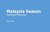 Malaysia Seasonal Promotion Planning