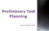 Magazine preliminary task planning