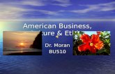 American Business Culture & Ethics (Hawaii), Jan. 2010 (BU 510)