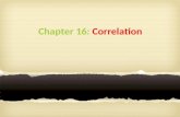 Chapter 16: Correlation   (enhanced by VisualBee)