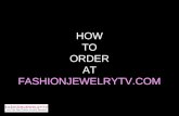 How to order at Fashion Jewelry