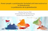 Globalización y sociedad civil internacional (people power)