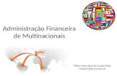 Administração Financeira de Multinacionais